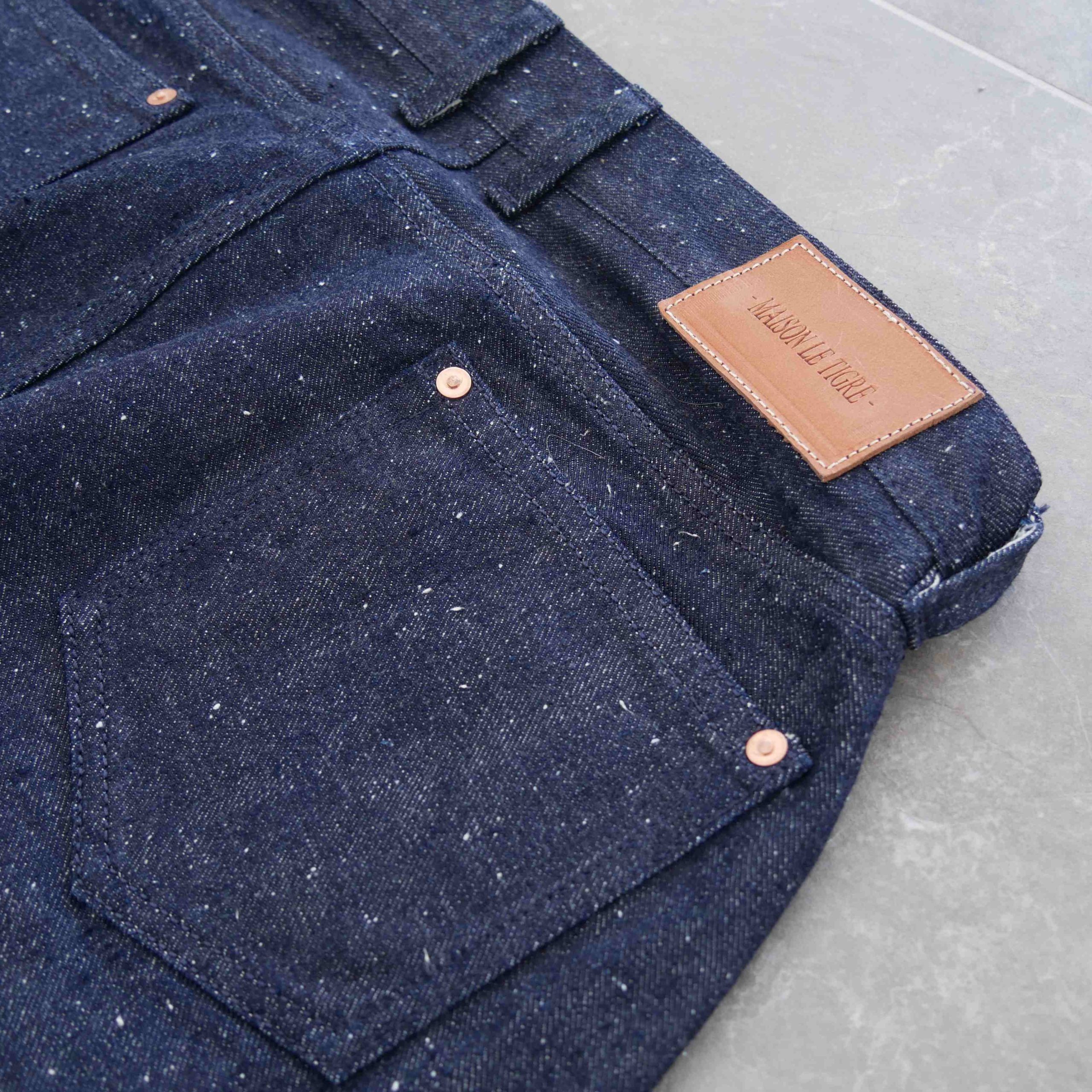 jeans#1 neppy indigo 13oz – Image 7