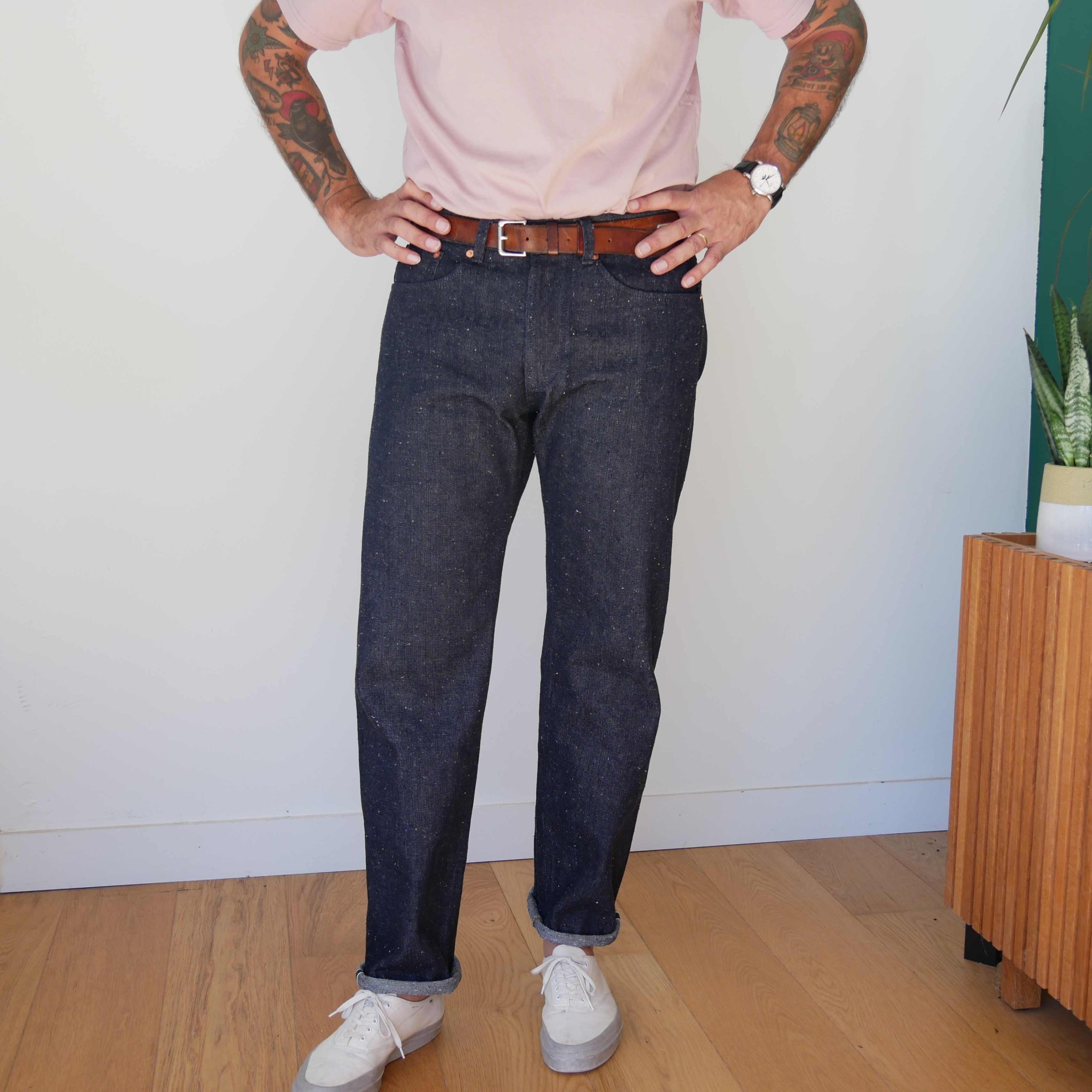jeans#1 neppy indigo 13oz – Image 4